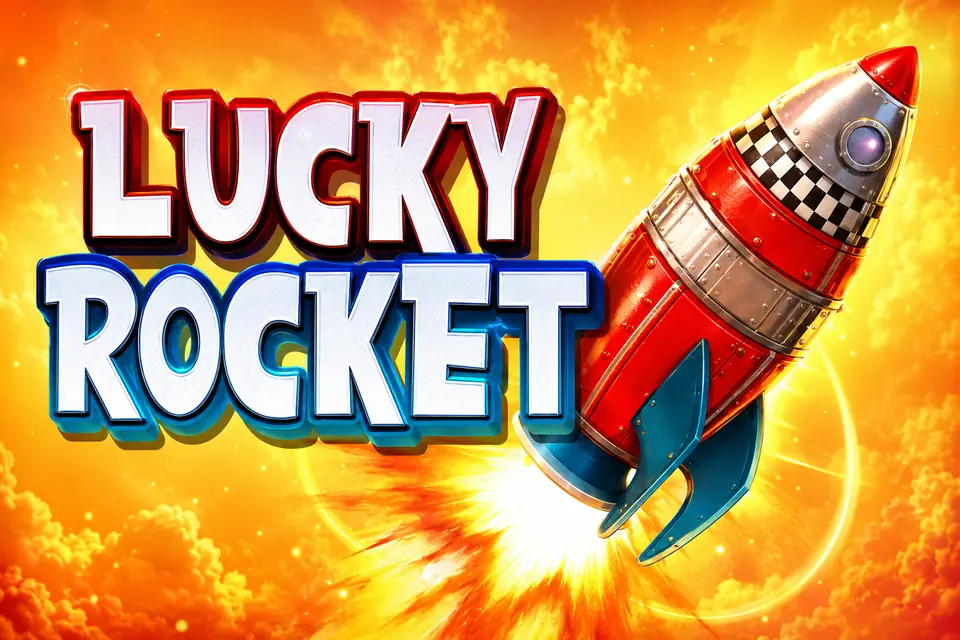 Ilustrasi Lucky Rocket dari Bigpot Gaming di Dimensi69