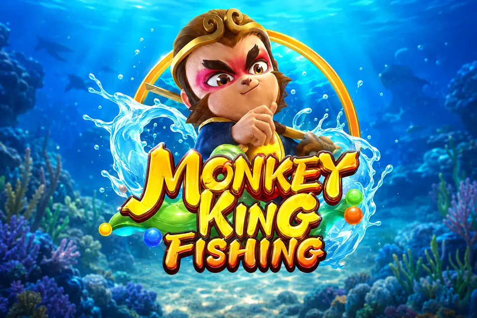 Ilustrasi Monkey King Fishing dari FA CHAI di Dimensi69