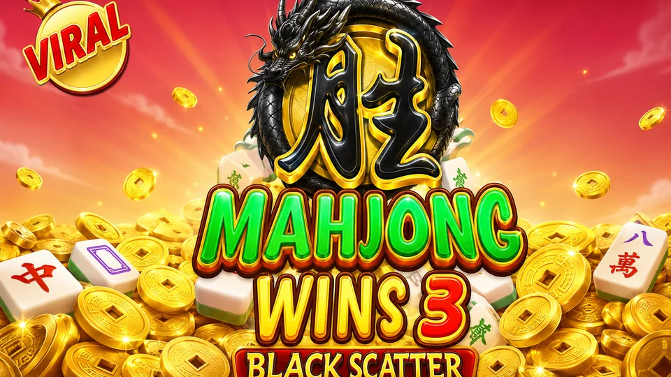Gambar permainan Mahjong Wins 3 - Black Scatter