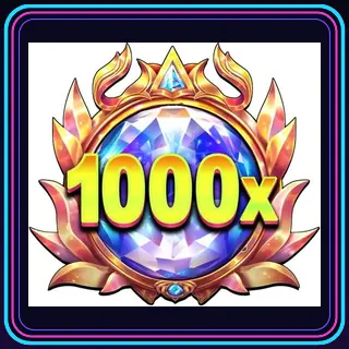 Contoh variasi simbol Multiplier 3 dalam permainan slot online